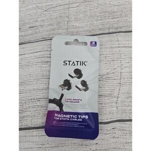 Statik Magnetic Connectors for Magnetic Charging Cable - 3-pack USB-C Micro U...